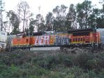 BNSF 818 sporting "artistic expression"